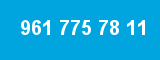 961 775 78 11 961 775 78 11